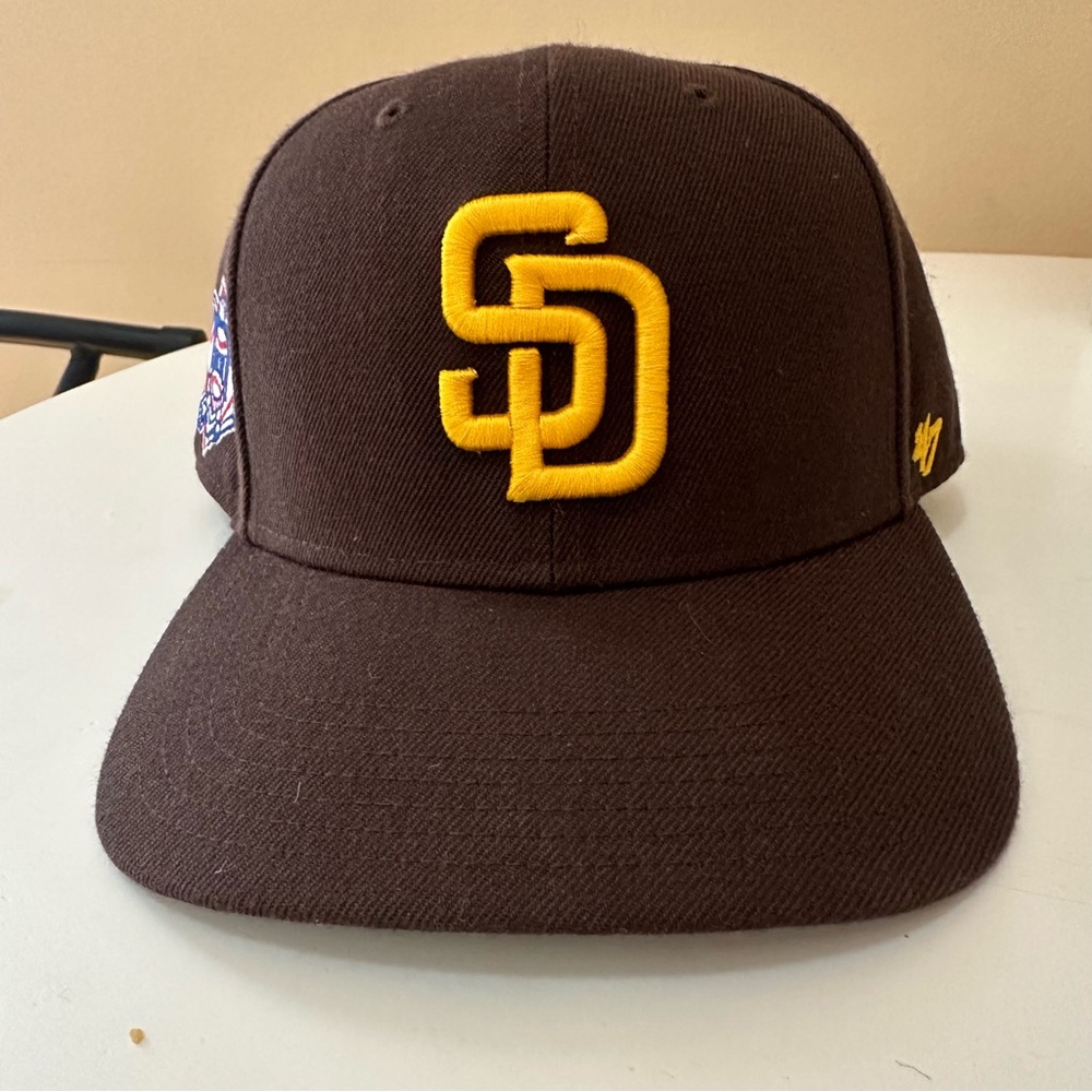Brown & yellow San Diego Padres flat bill